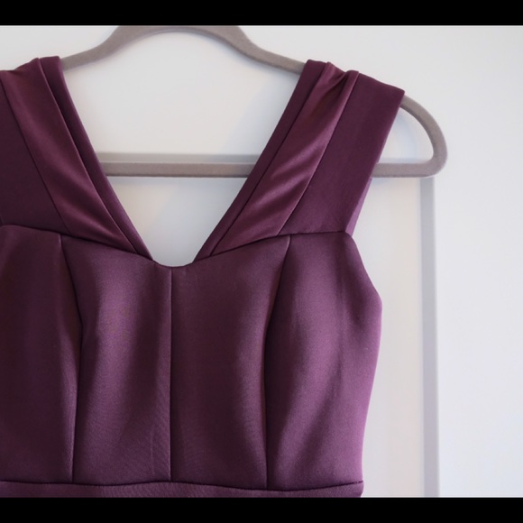 ASOS aubergine formal dress - Picture 3 of 15